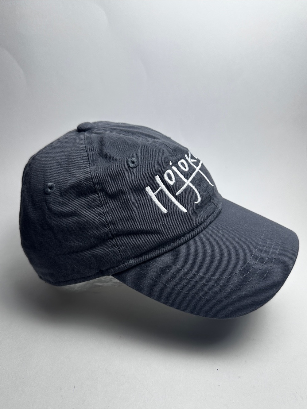 Alternative Apparel Hojoko Boston Embroidered Baseball Cap Gray Adjustable